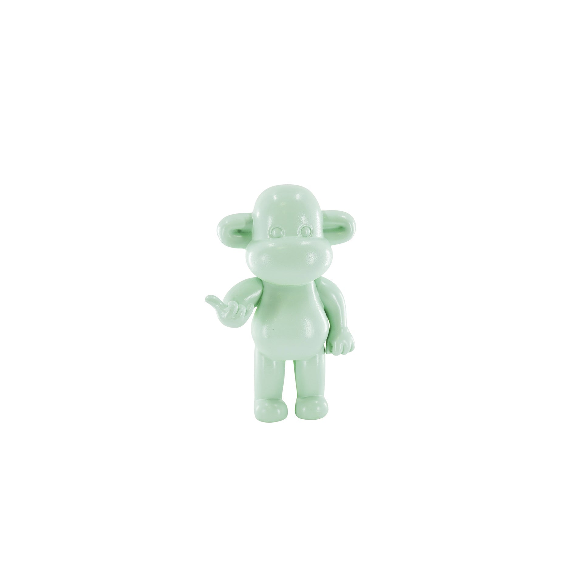 Ornament - Hang Loose Monkey Figurine 'The Legend' - Polyresin -Mintgreen - 11x7x19cm