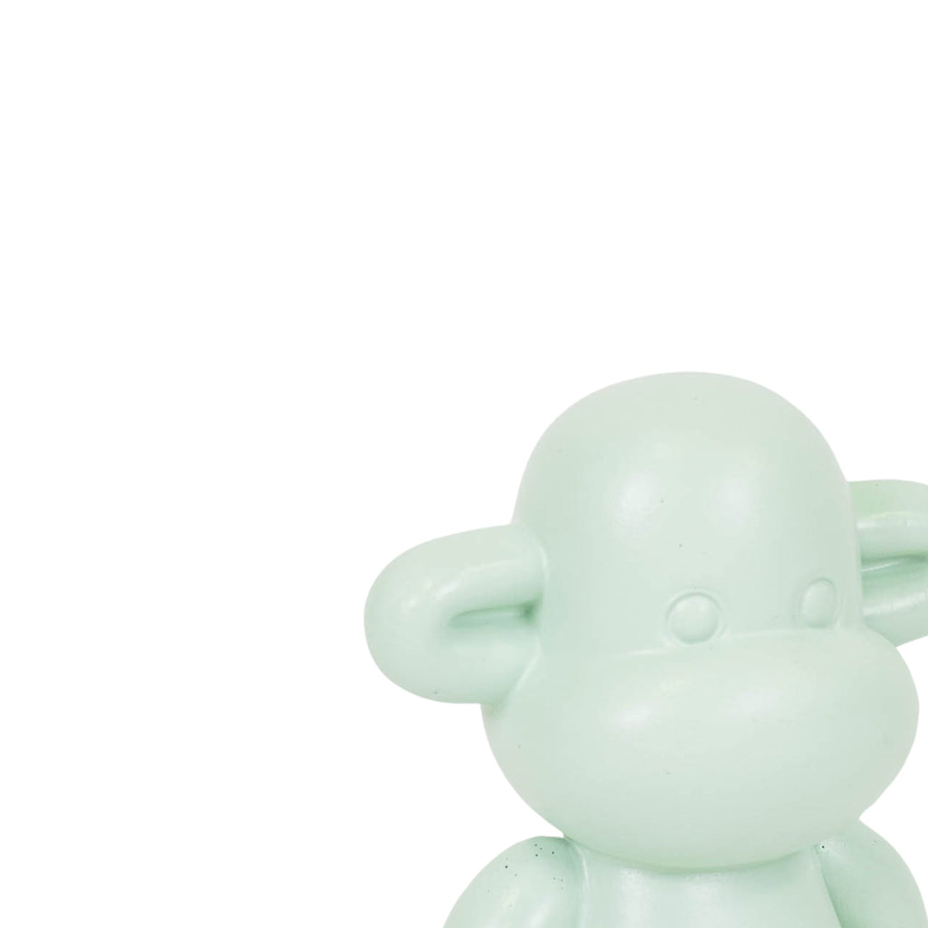 Ornament - Hang Loose Monkey Figurine 'The Legend' - Polyresin -Mintgreen - 11x7x19cm