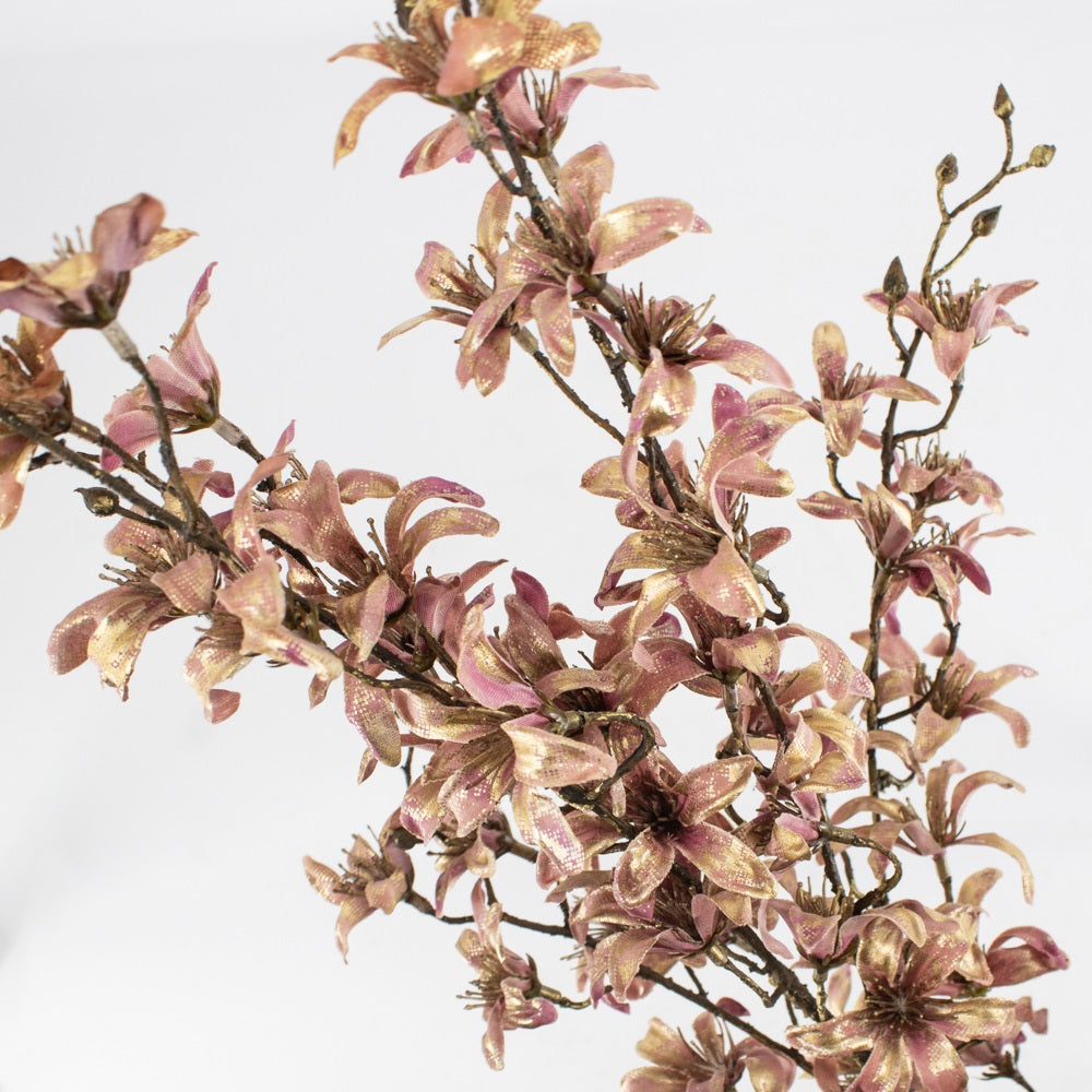 Kersenbloesem roze paars goud