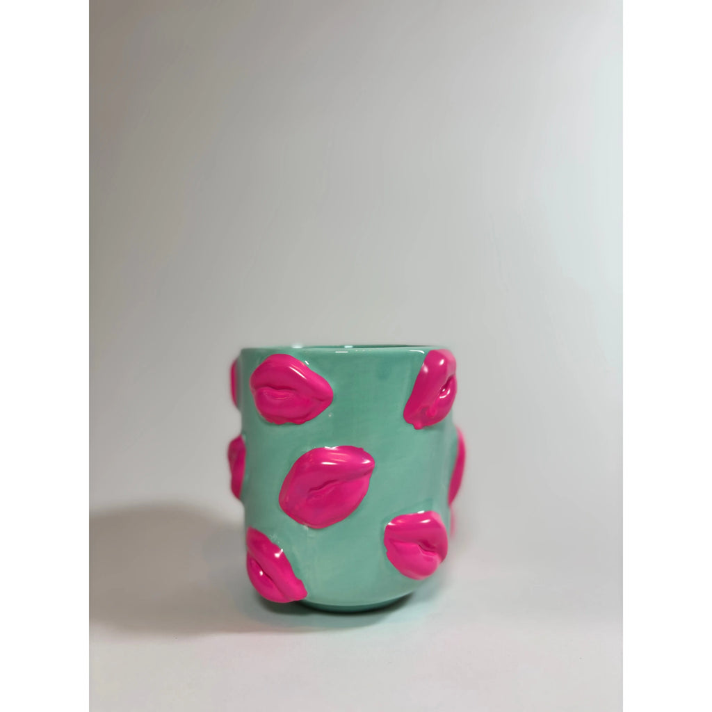 Bloemenvaas lips 01