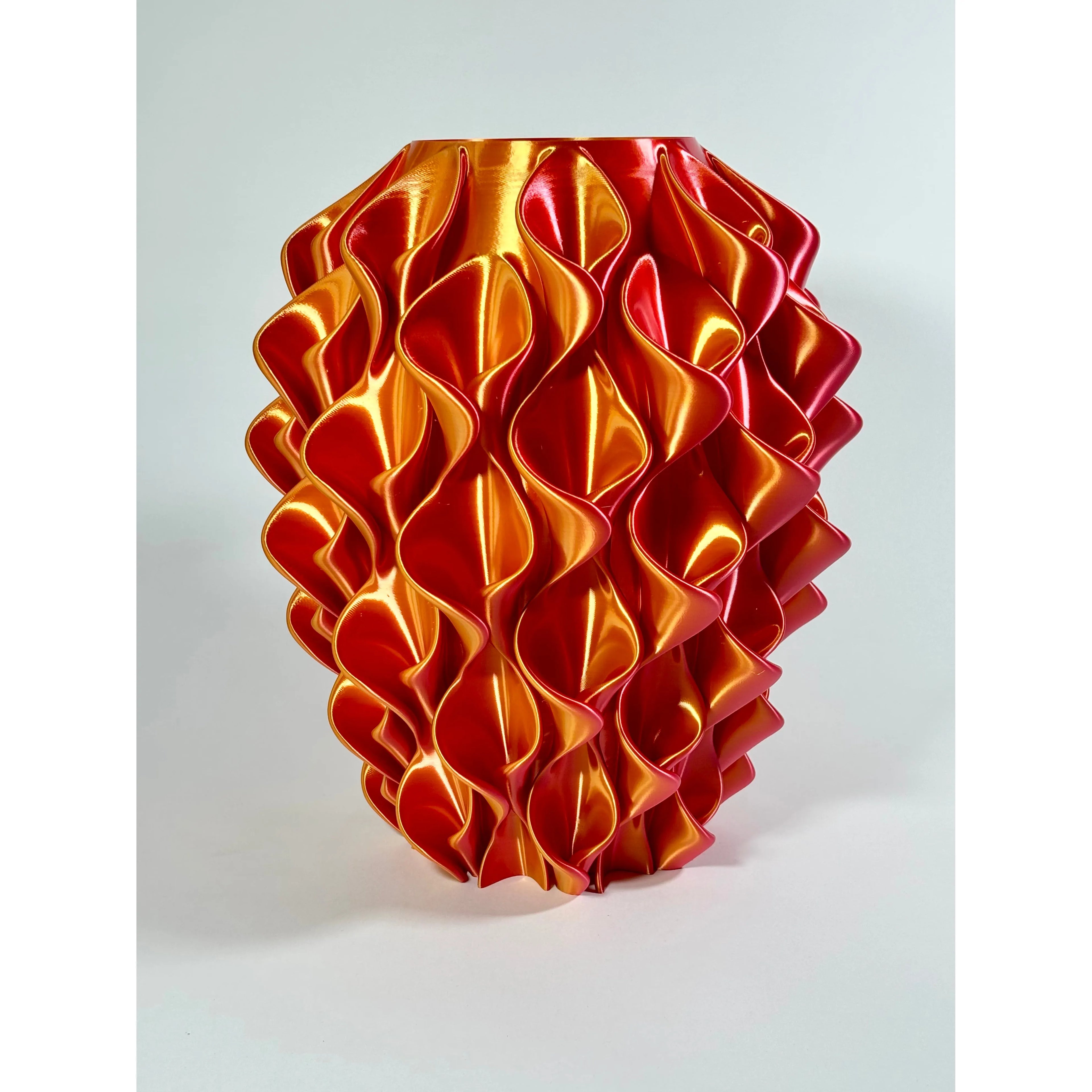 Vaas Lily 3D Geprint Rood Goud