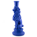 Kaarsenstandaard Poedel blauw