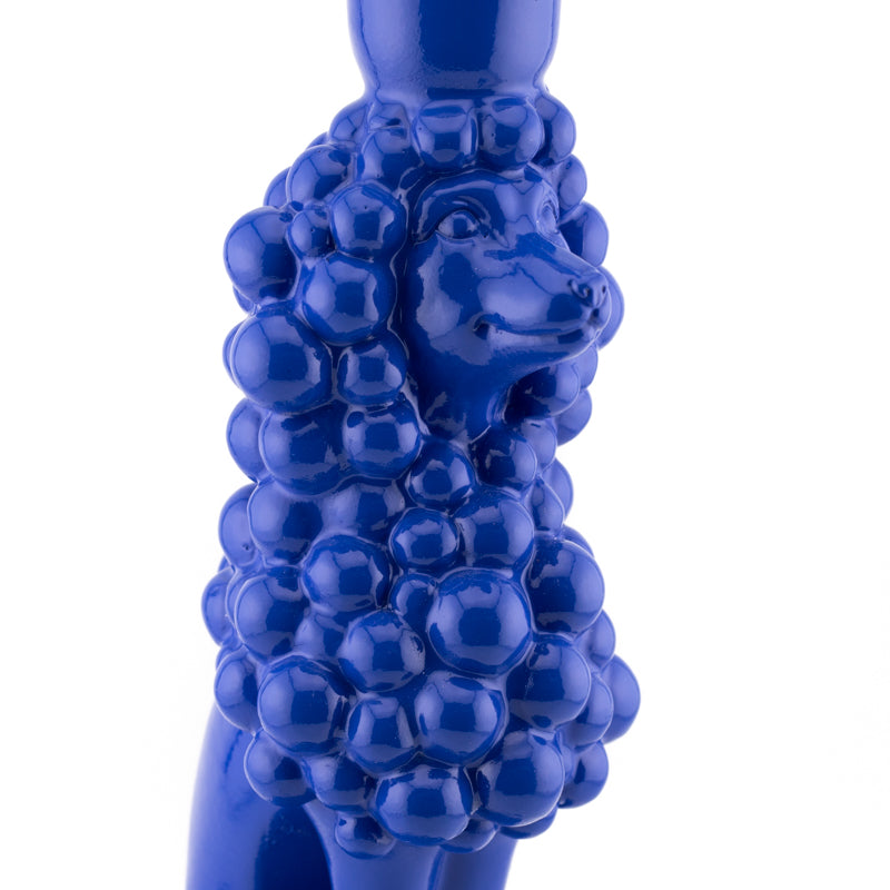 Kaarsenstandaard Poedel blauw